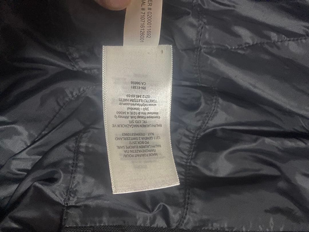 美品POLO RALPH LAURENポロラルフローレンのダウンベスト