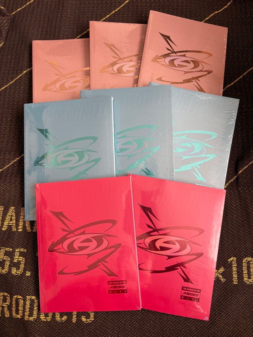 ateez the world ep.fin will 【新品未開封】8枚セット