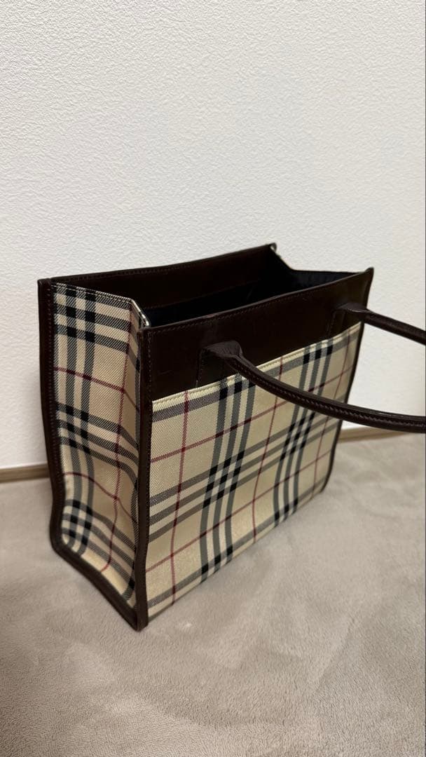Burberry チェック柄 ハンドバッグ 中型