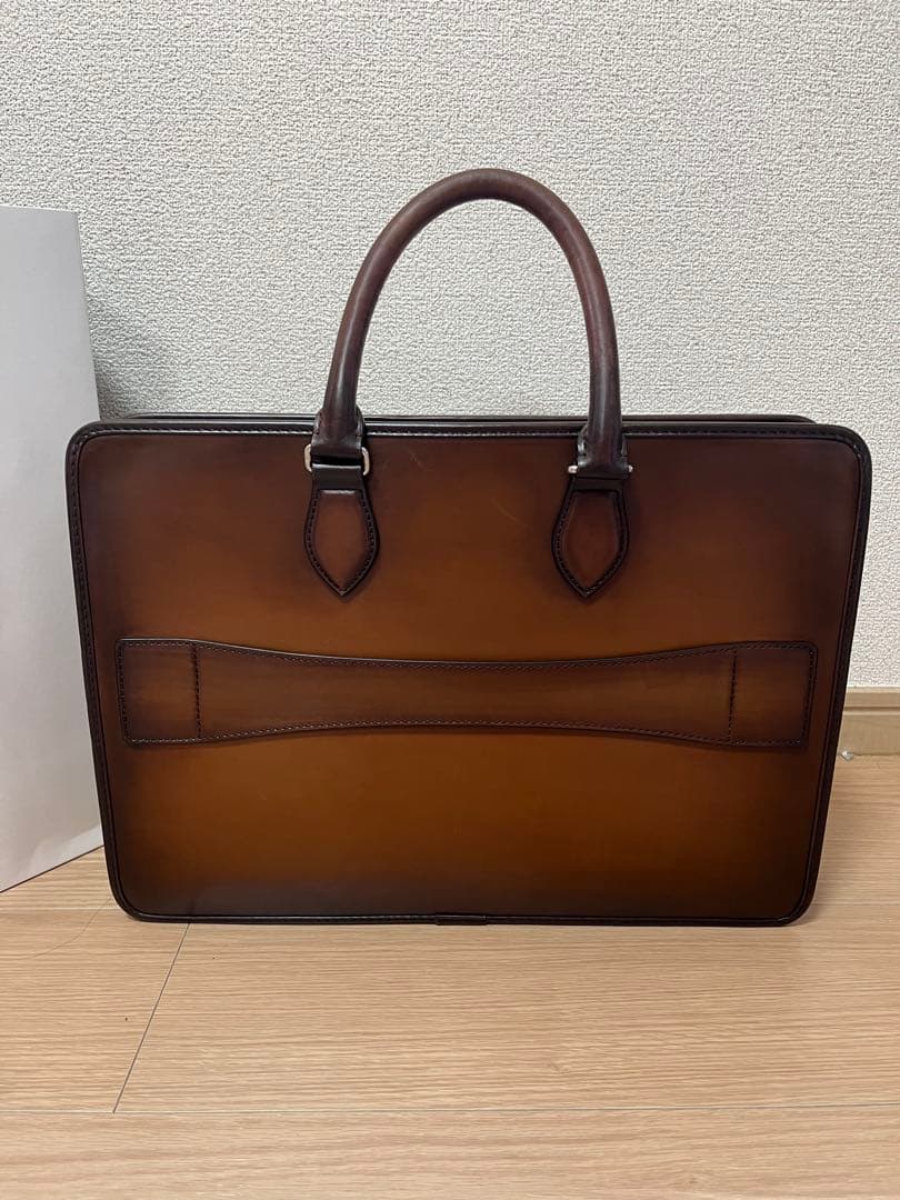Berluti ビジネスバッグ ブラウン レザー