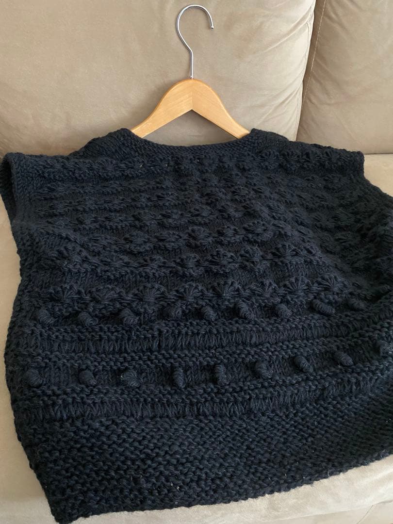 crinkle crinkle crinkle ハンドニット ニットベスト