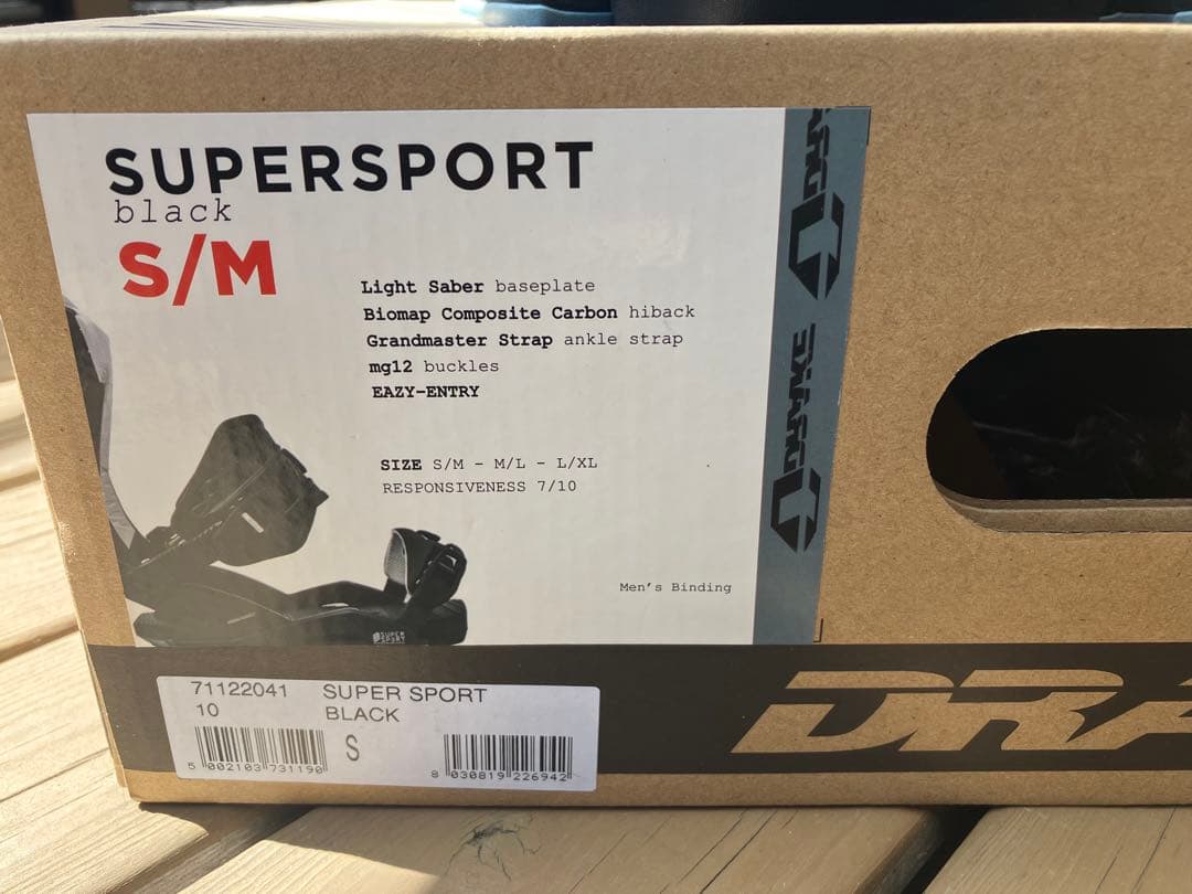 drake supersport 21-22 s/m ビンディング 中古
