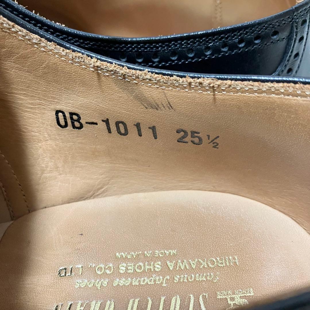 未使用級 SCOTCH GRAIN 革靴 ビジネス シューズ 25.5EEE 黒