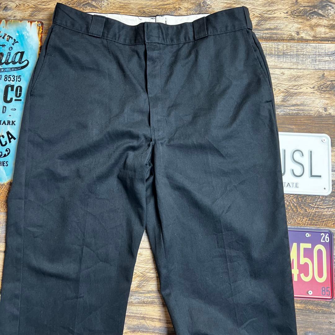 u*G様 90s USA製 Dickies 874 ワークパンツ ブラック 古着