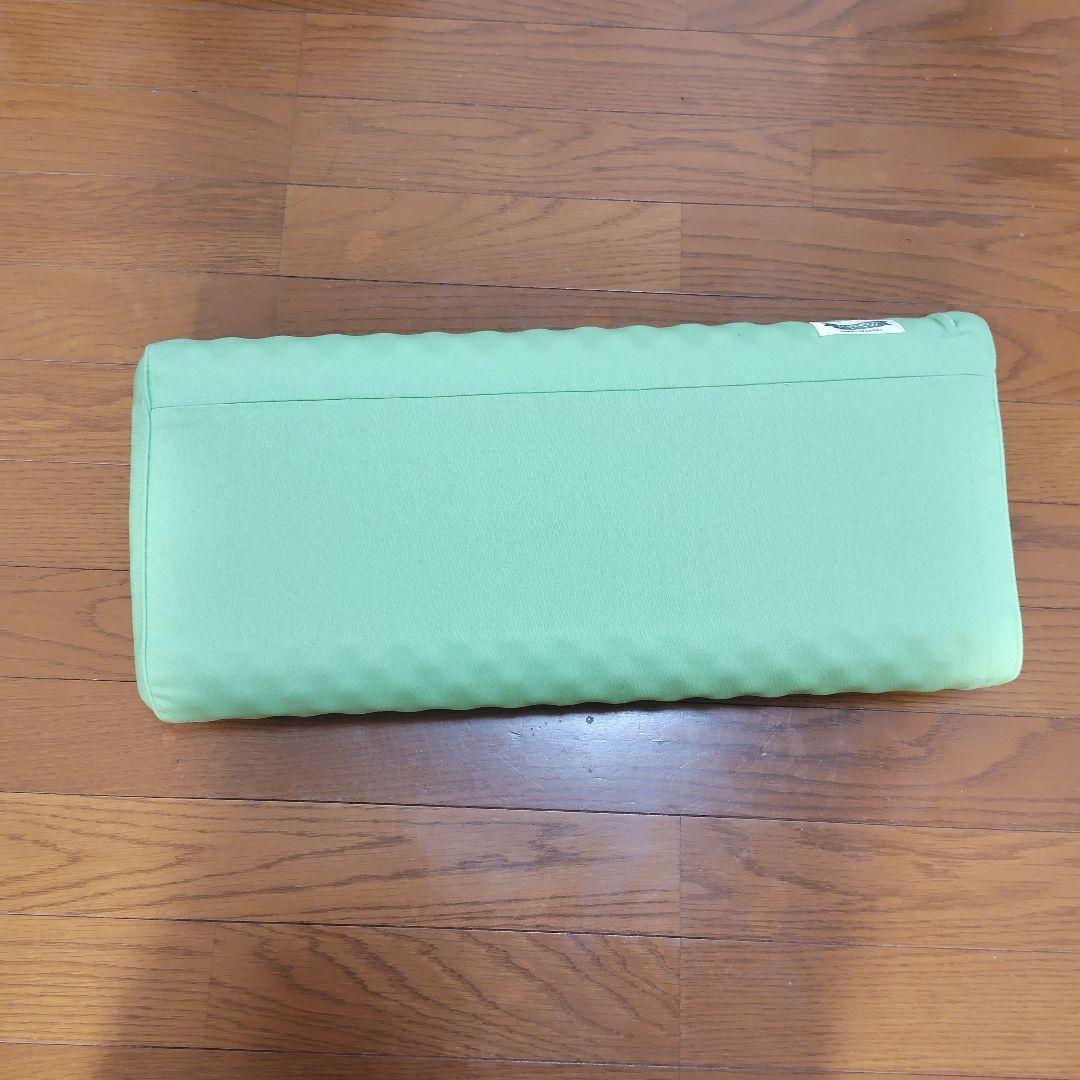 すややか 安眠枕 緑色 長方形