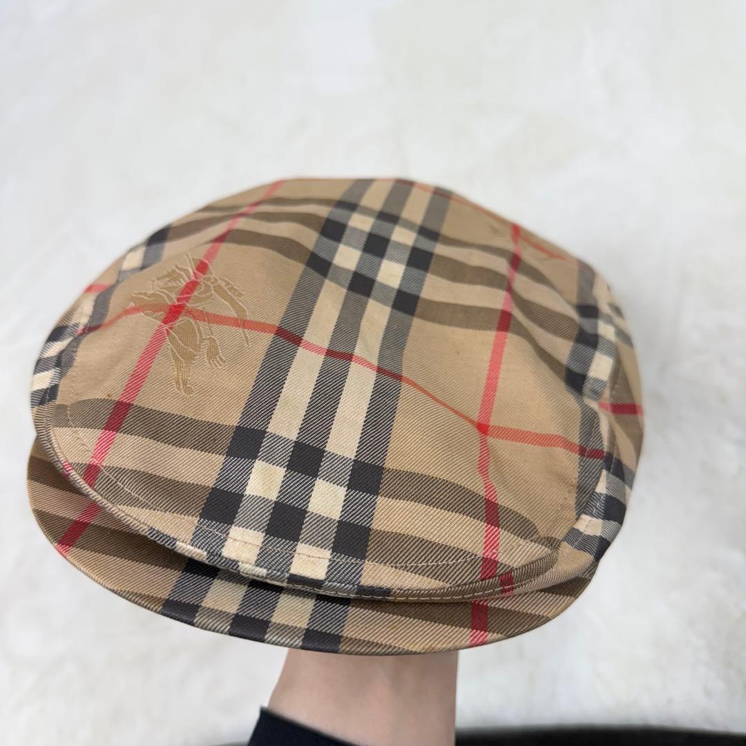 【使用感あり】BURBERRYS バーバリーズ　ノバチェック　ハンチング帽