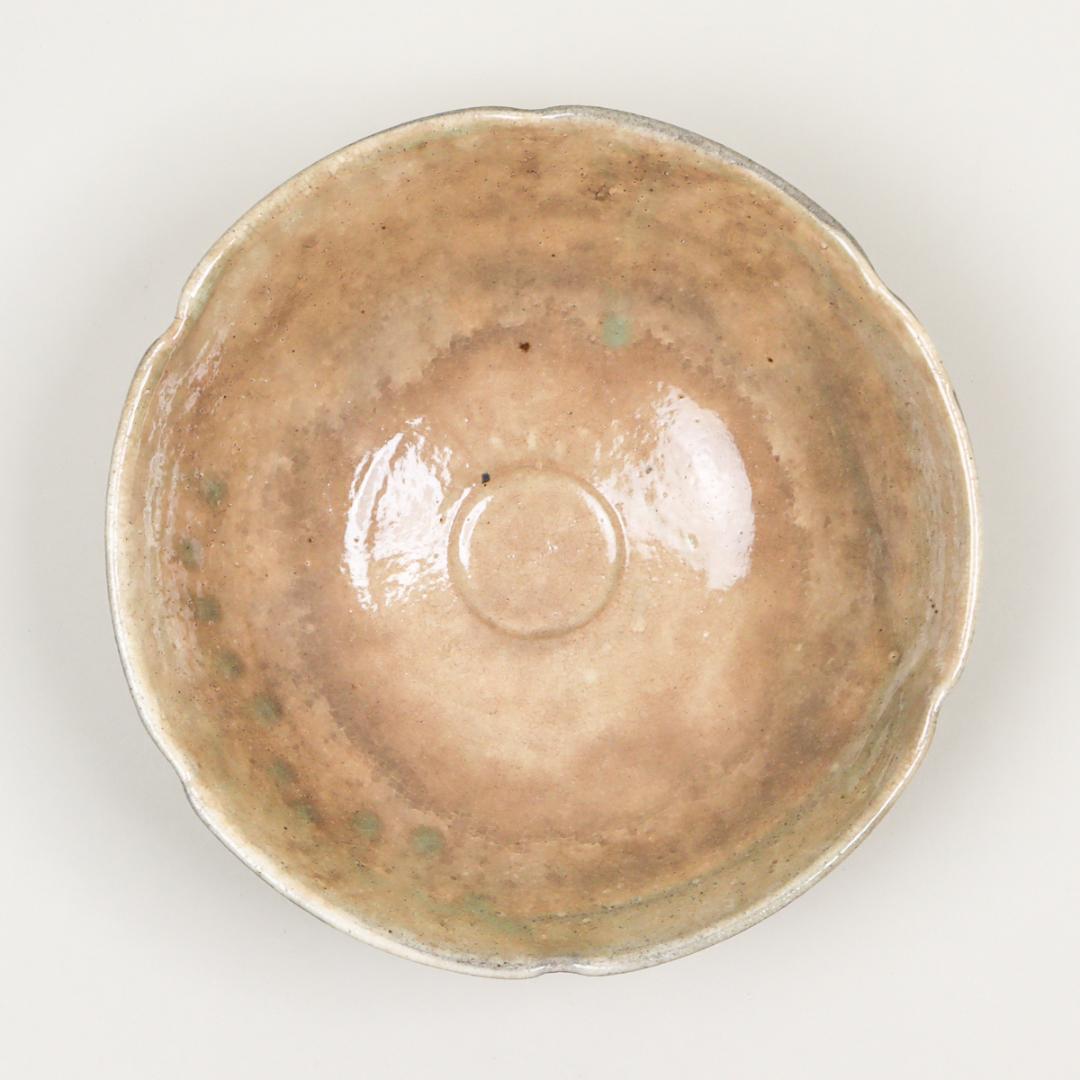 御本手 輪花 鉢 21cm