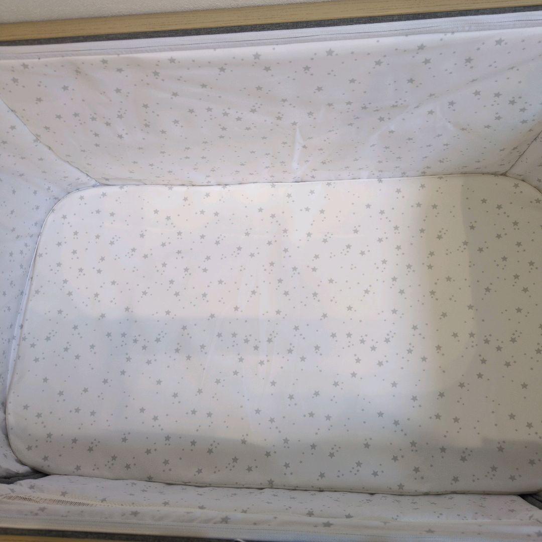 ベビーベッド グレー playkids Maydolly HZDMJ