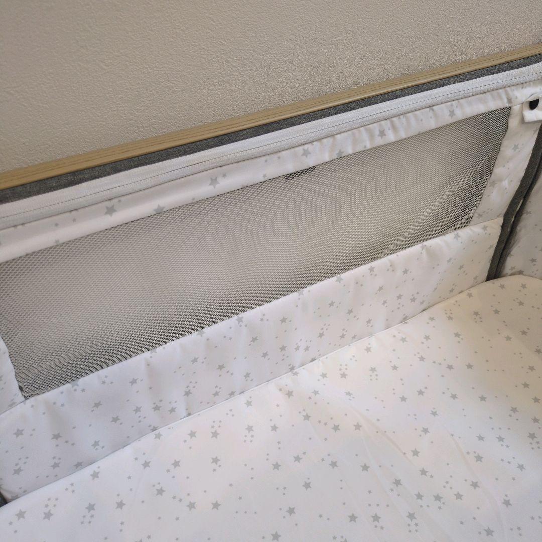 ベビーベッド グレー playkids Maydolly HZDMJ