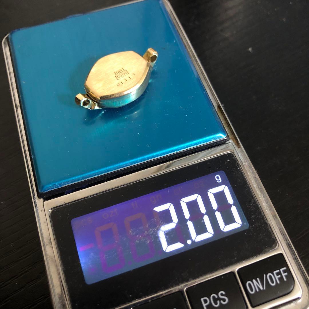 金無垢時計ケース　18K