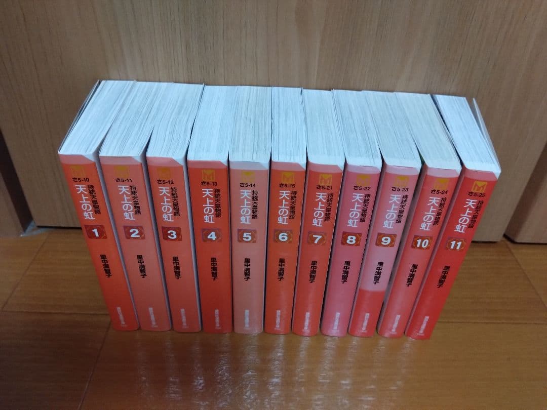 里中満智子　天上の虹　全11巻　少女漫画　希少　昭和レトロ