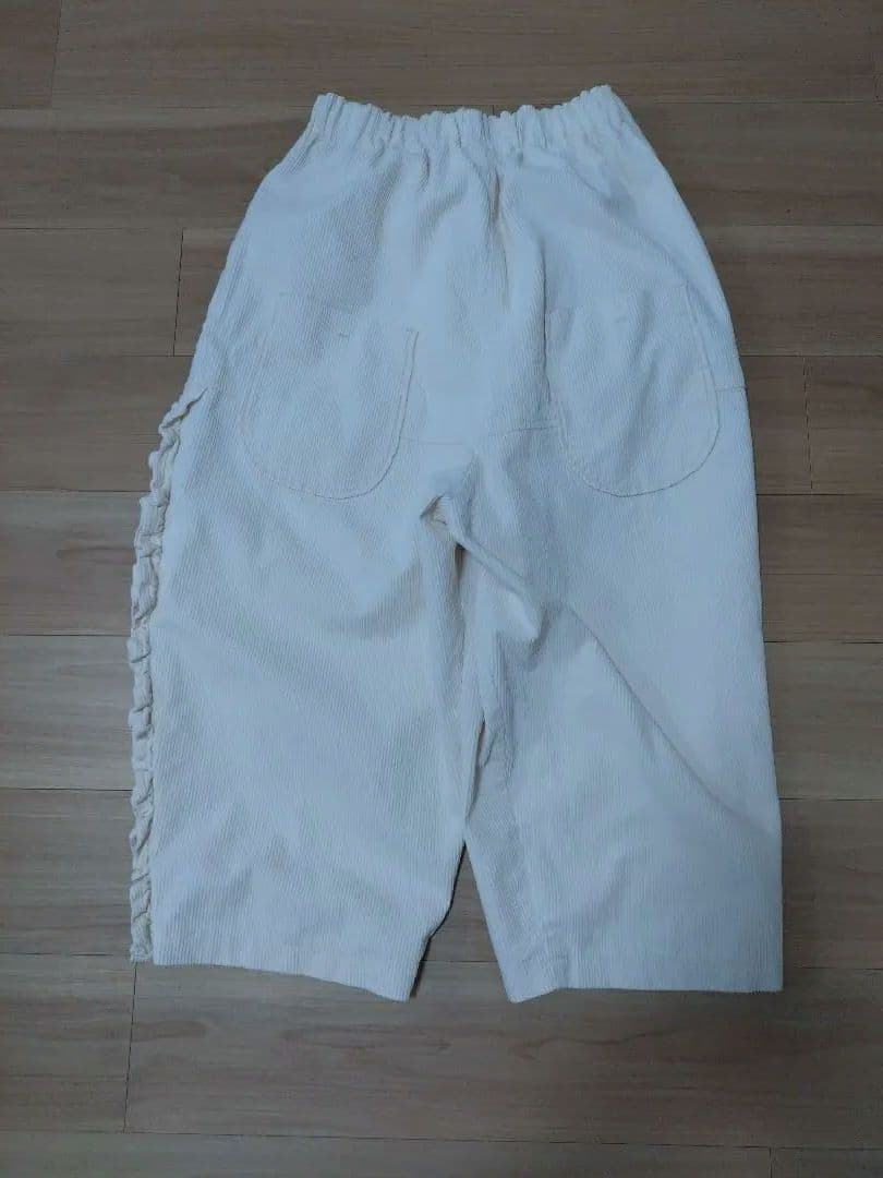 ボ*ば様 tumugu:ツムグ☆オーガニックコットンコーデュロイフリルパンツ☆I