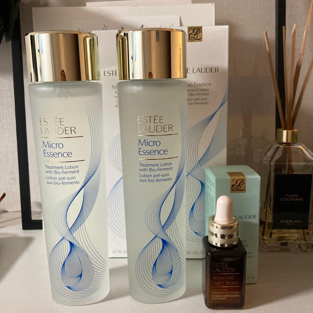 【セール】マイクロエッセンスローション2本　今だけナイトリペアオマケ付き