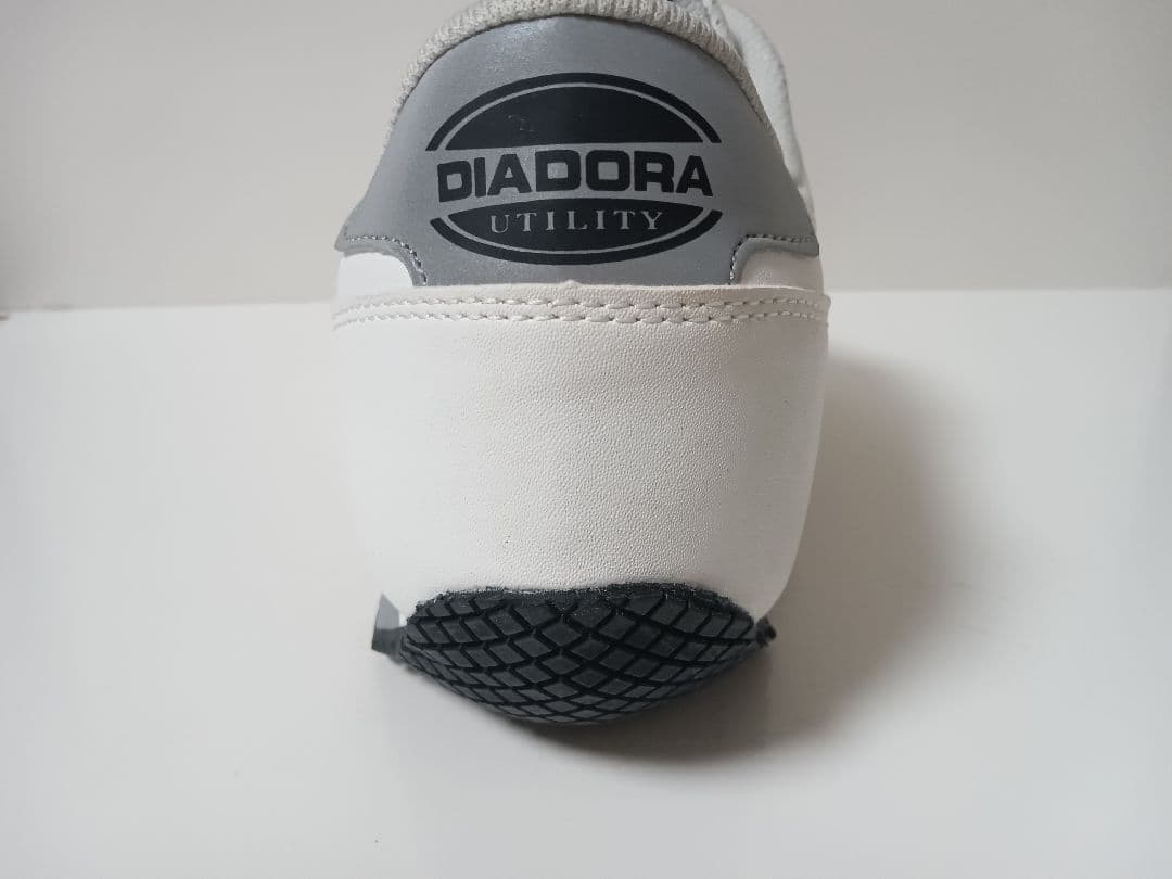 DIADORA 安全靴 ホワイト/レッド マジックテープ