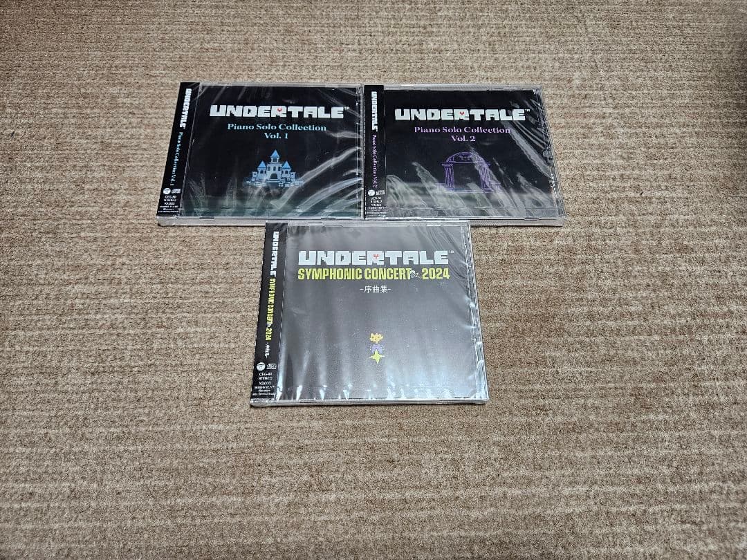 UNDERTALE CDセット ピアノソロコレクションと交響曲コンサート