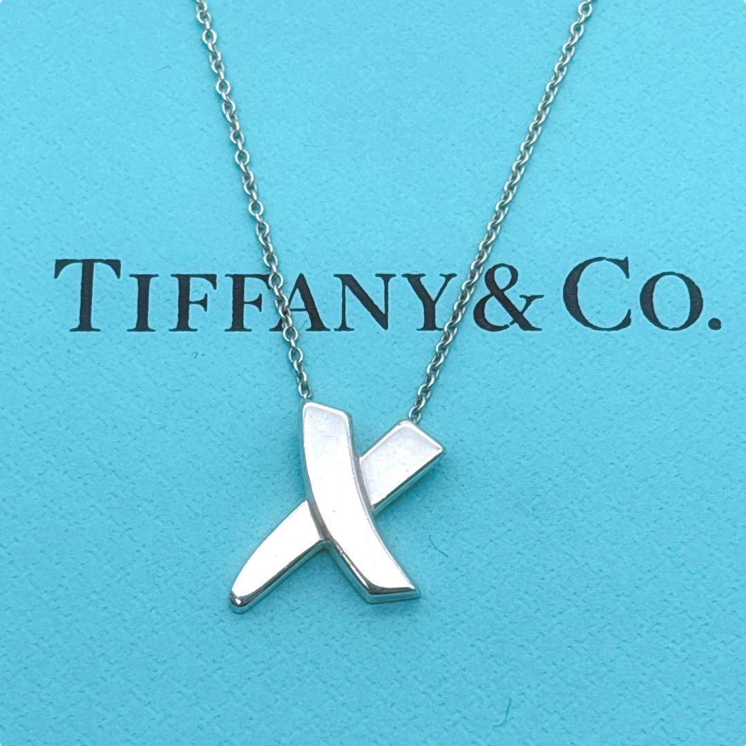美品◎ ティファニー パロマピカソ キスクロス ネックレス シルバー925