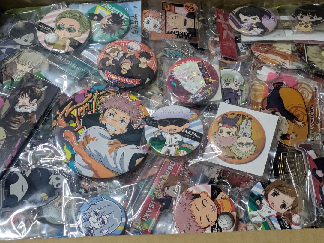 呪術廻戦 のみ 五条悟 禪院真希 他 缶バッジ マスコット 等 グッズセット