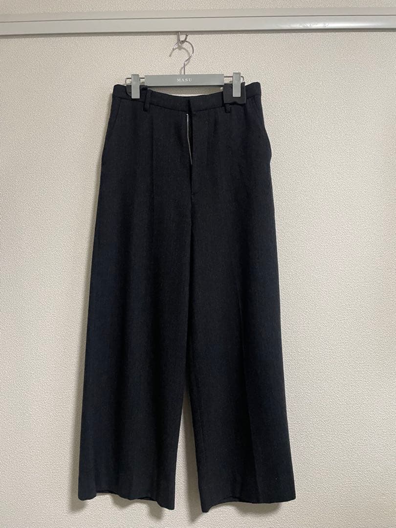 パンツ MASU 25aw INITIAL WIDE TROUSERS GRAY 44