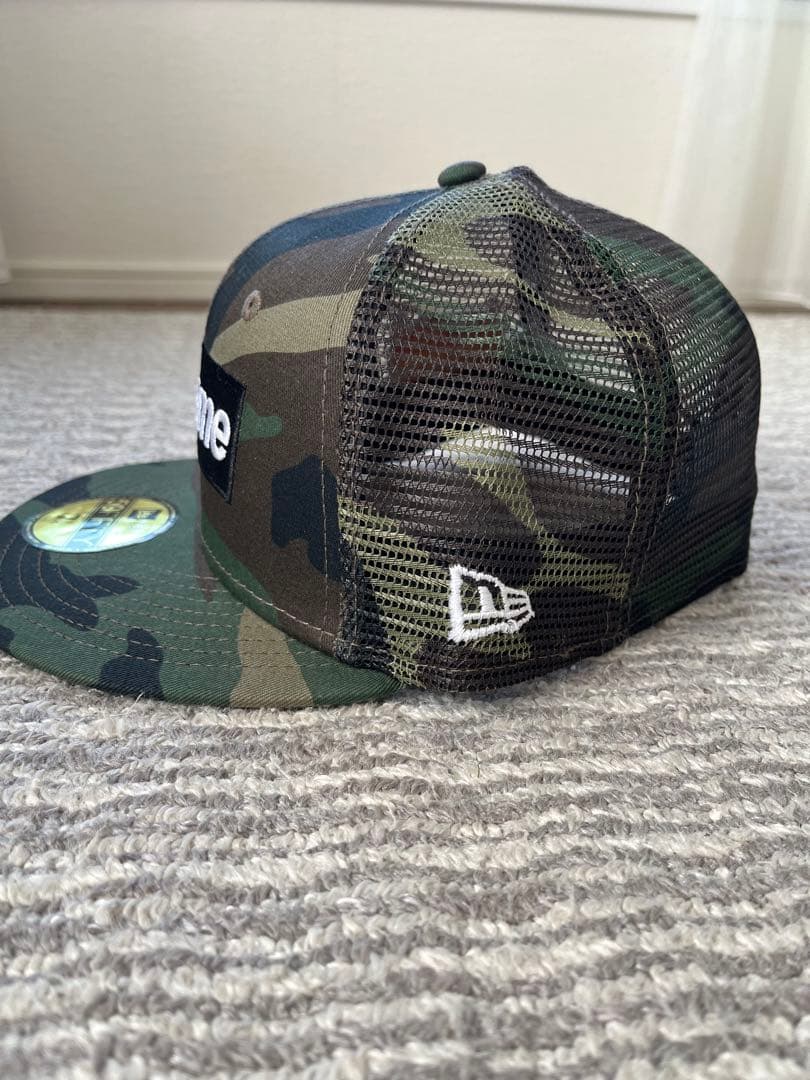 シュプリーム ボックス ロゴ メッシュ バッグ ニューエラ カモフラ