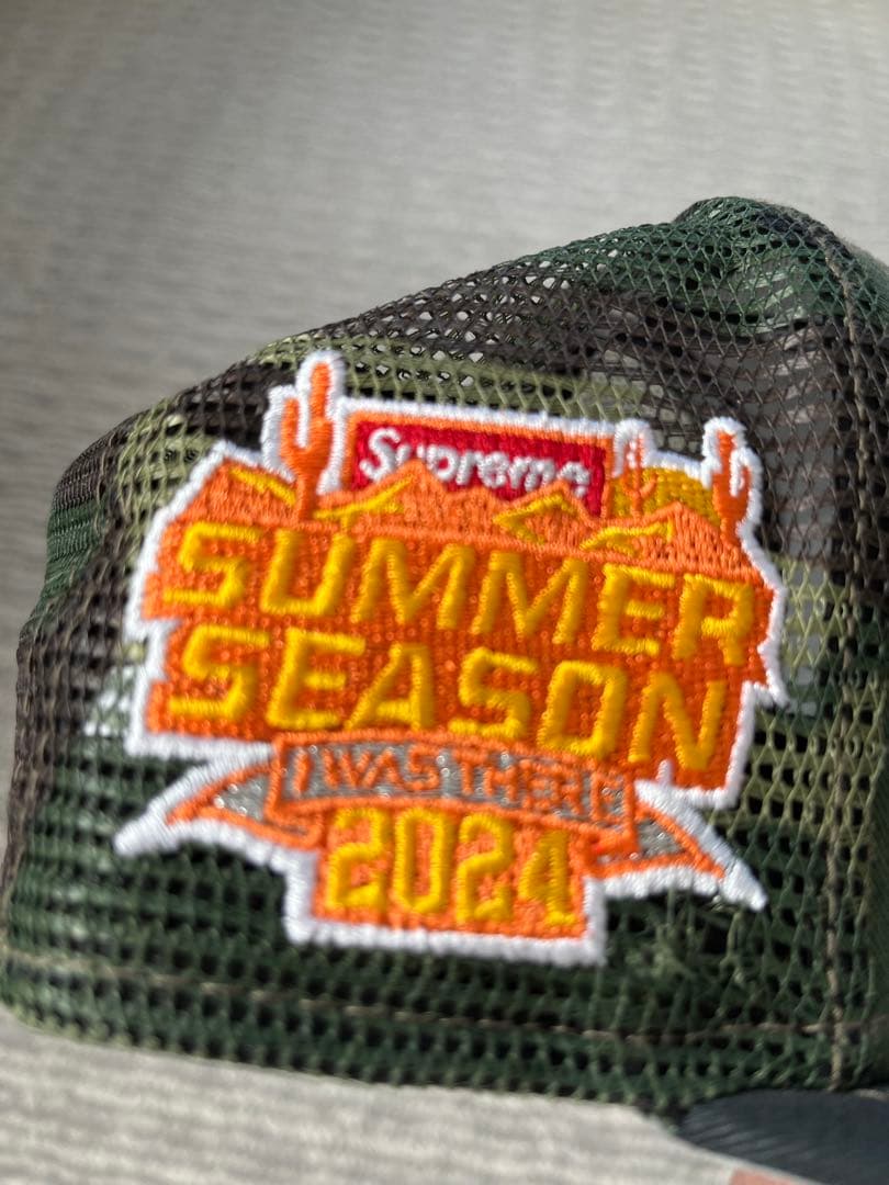 シュプリーム ボックス ロゴ メッシュ バッグ ニューエラ カモフラ