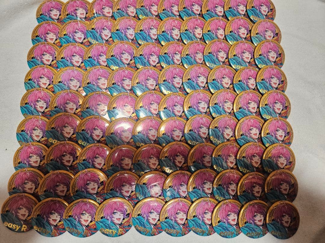 ヒプノシスマイク 飴村乱数 カプセル缶バッジ 90個