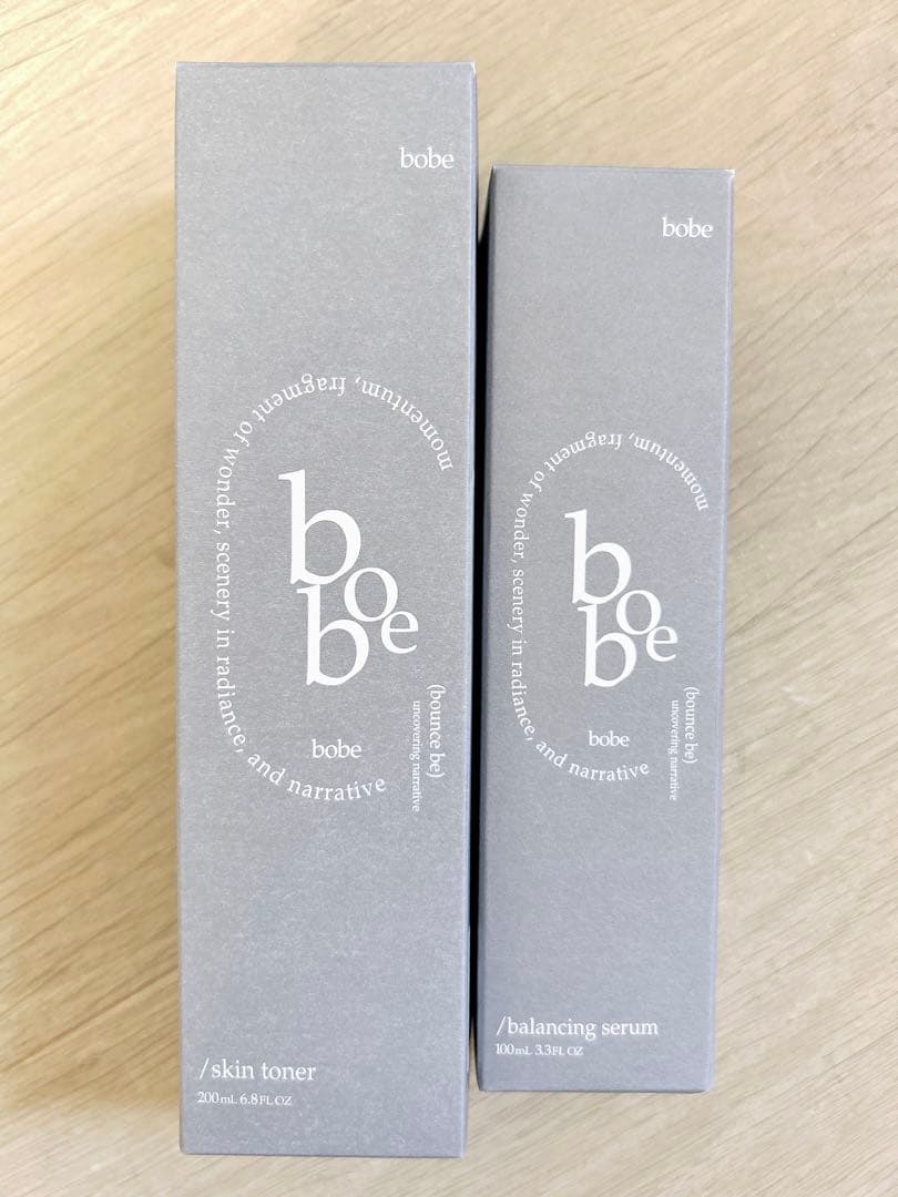 bobe ボウブ スキン トナー 200ml ＆ バランシング セラム100ml