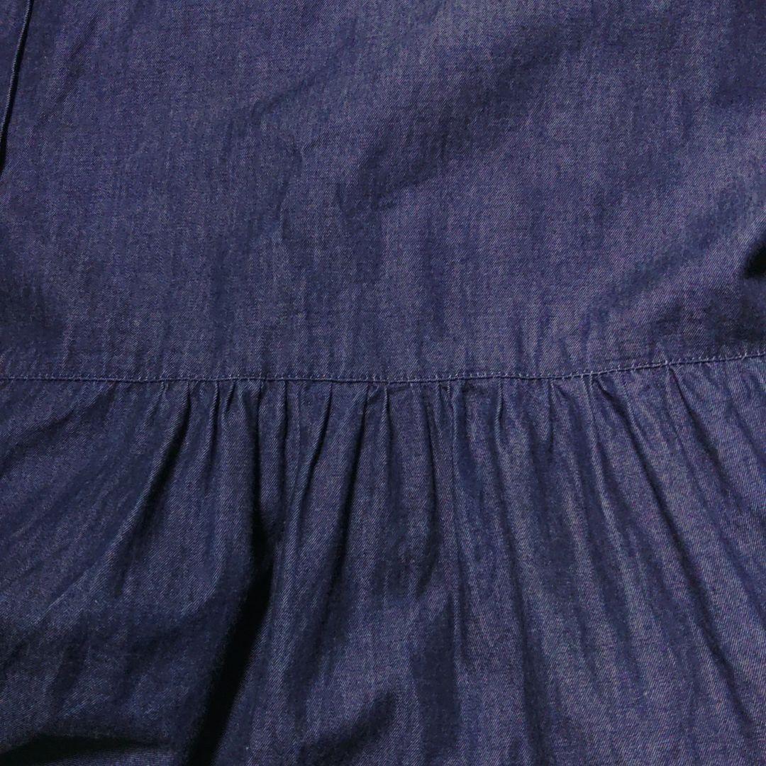 jujudhau ズーズーダウ　デニム　ティアードワンピース