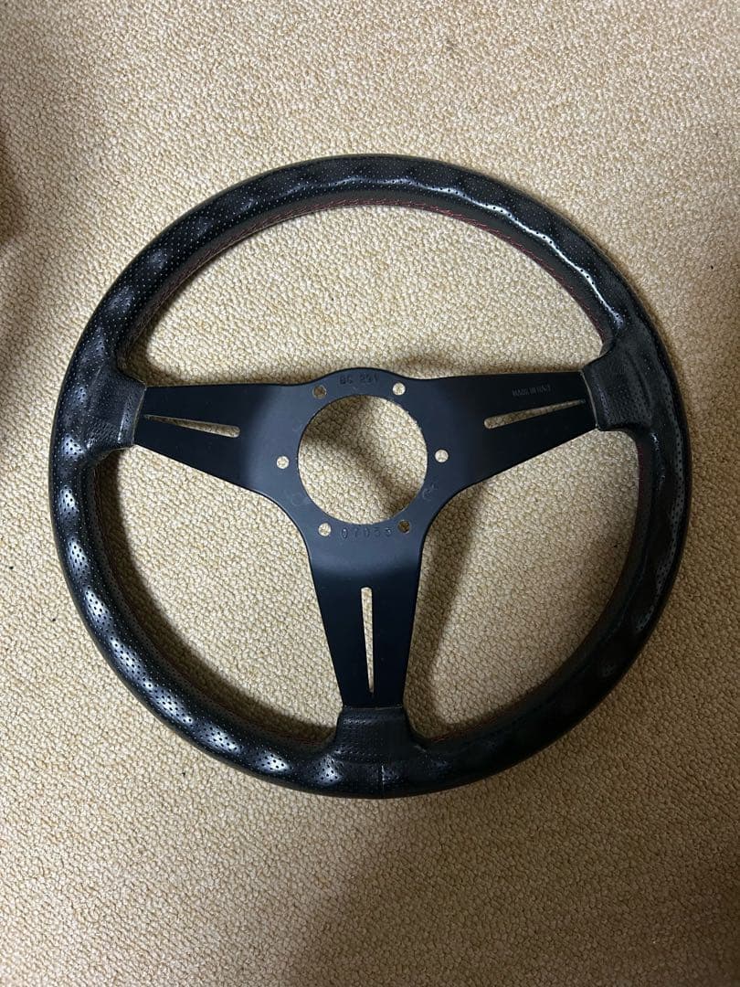 (正規品)NARDI ディープコーン 35ブラック ブラックスポーク ハンドル