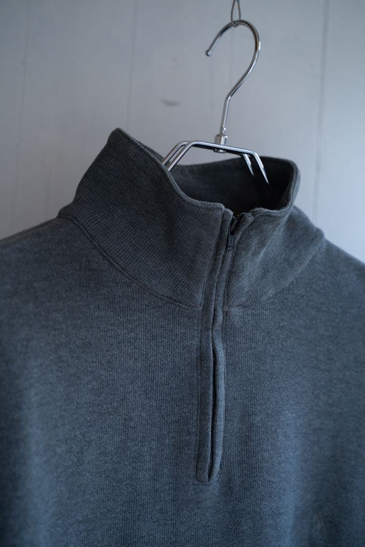 90s POLO RALPH LAUREN ハーフジップコットンニット
