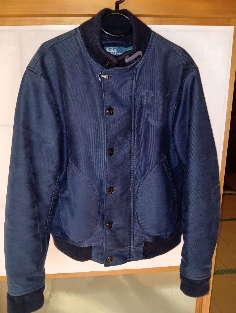 ラルフローレン　ネイビーデッキジャケット