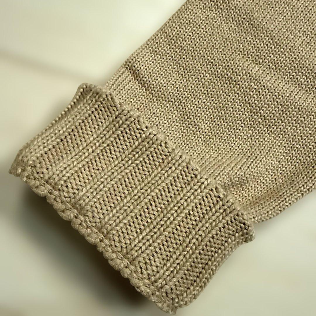 バーバリーブラックレーベル　メンズ　フルジップ　ニット　ノバチェック　M