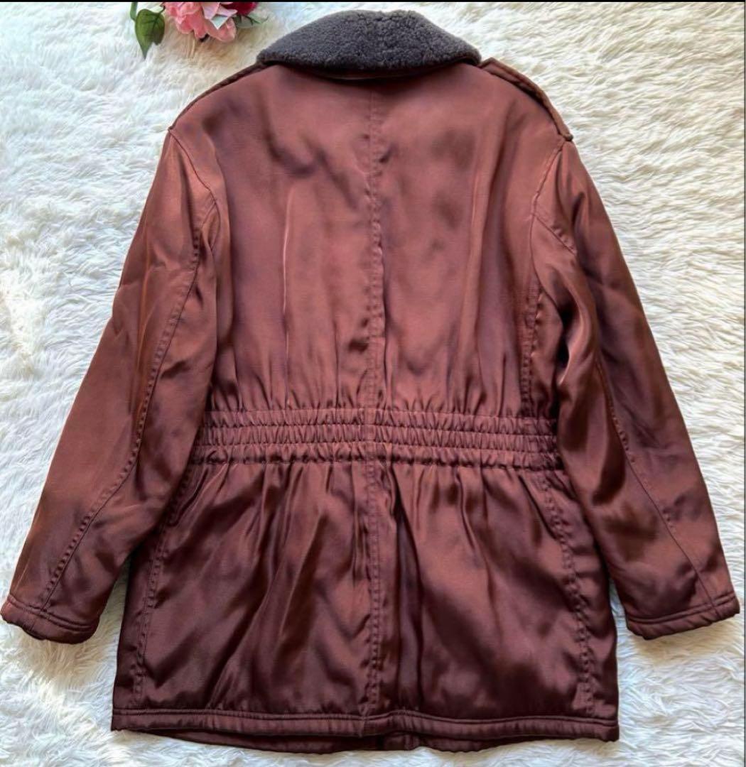 6（ロク）アローズ　2way ボアカラージップコート　ムートン襟