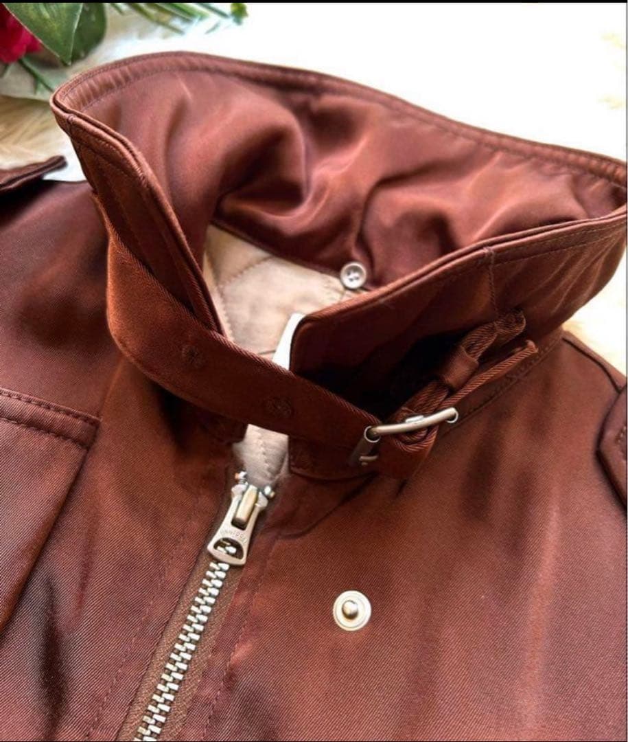 6（ロク）アローズ　2way ボアカラージップコート　ムートン襟