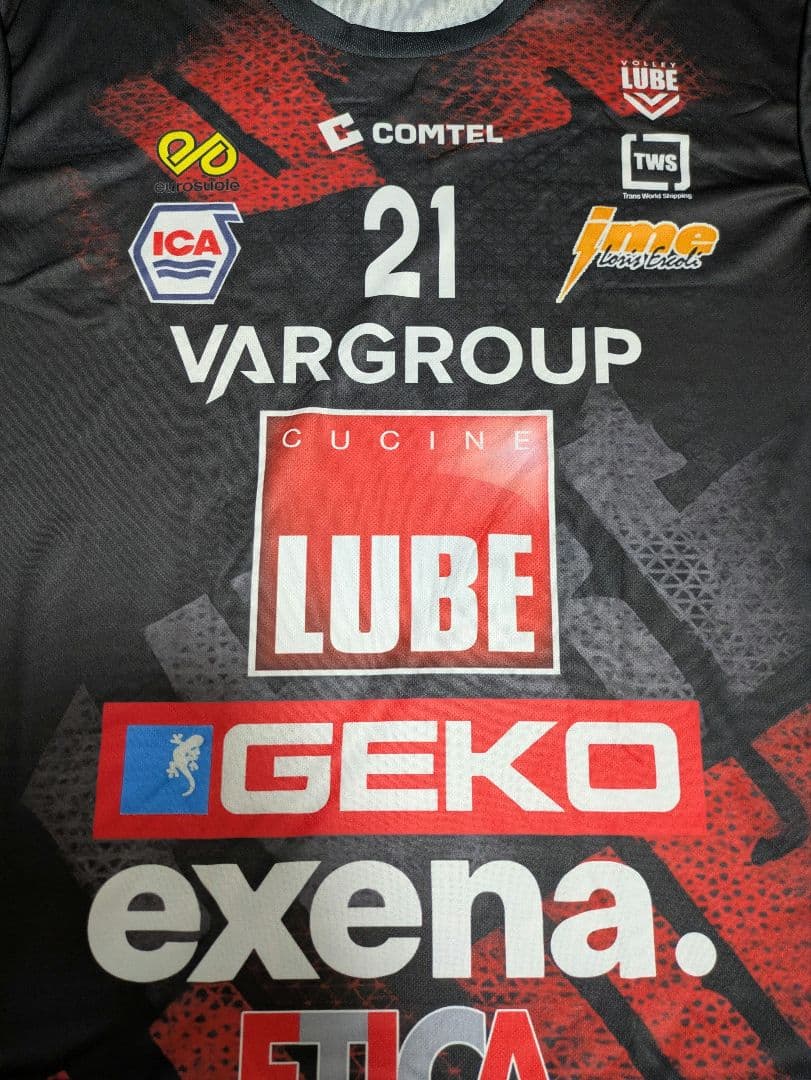 セリエA　ルーベ・バレー ユニフォーム　イタリア　ファングッズ　シャツ　ボットロ