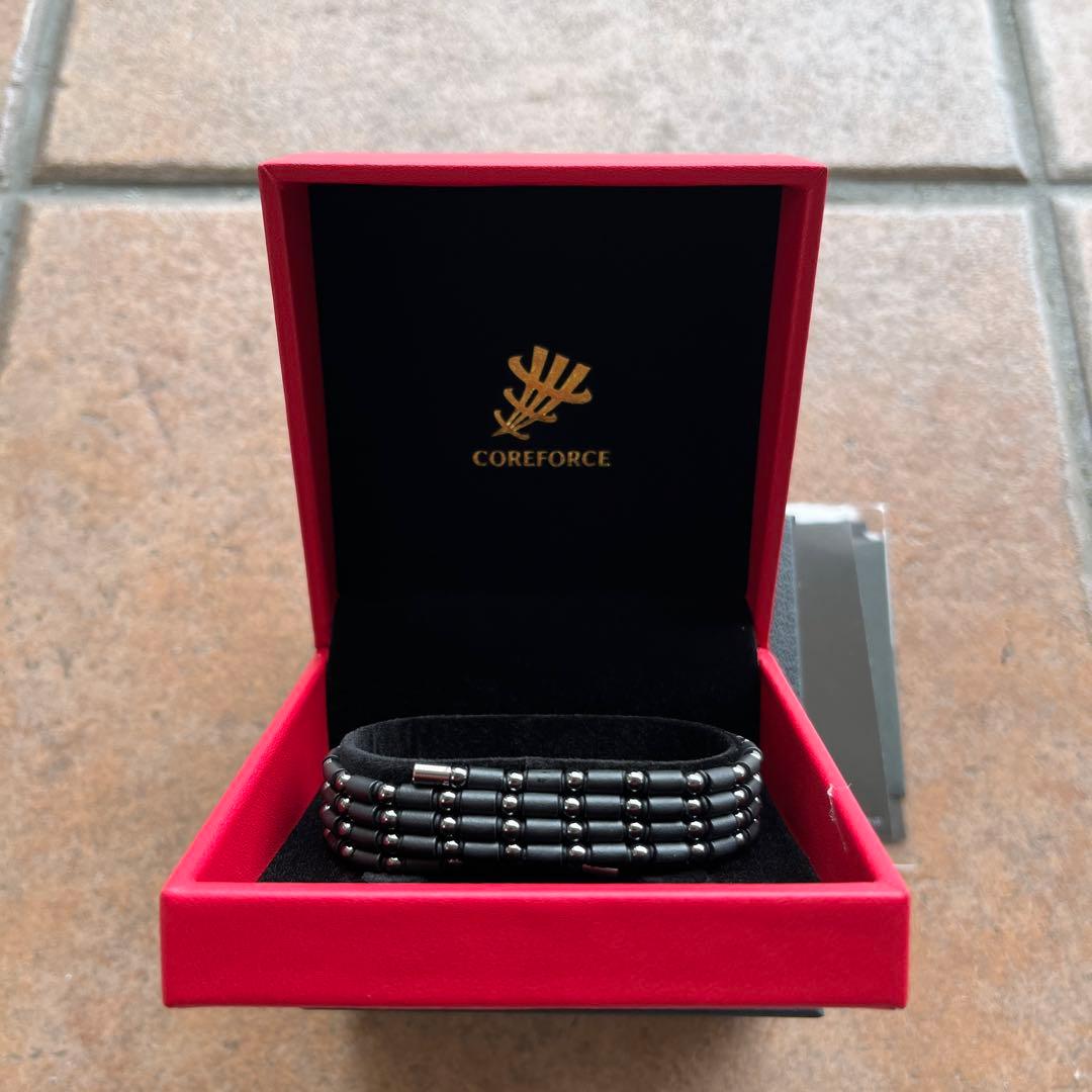 【新品】コアフォース ループ ブラック 70cm ネックレス