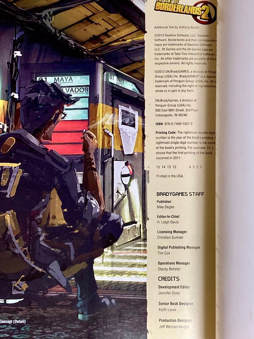 The Art of Borderlands 2 ボーダーランズ2　設定資料集