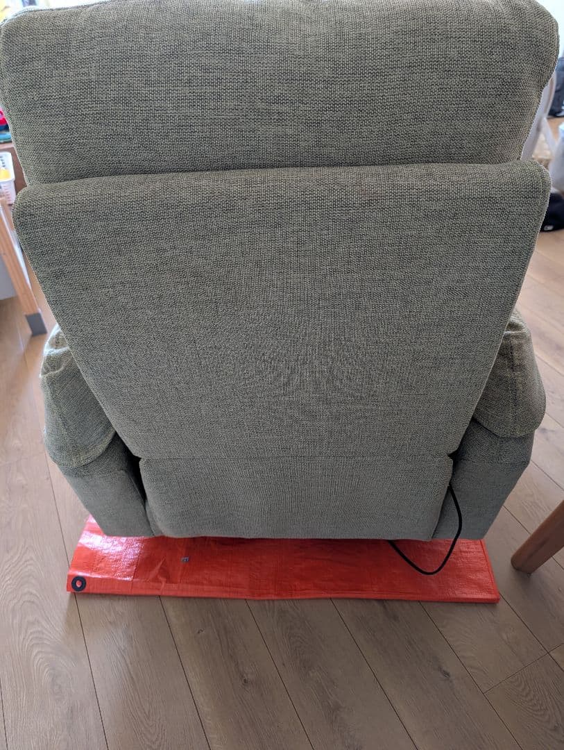 ニトリ　電動リクライニングソファ　グリーン　1人掛け　送料無料