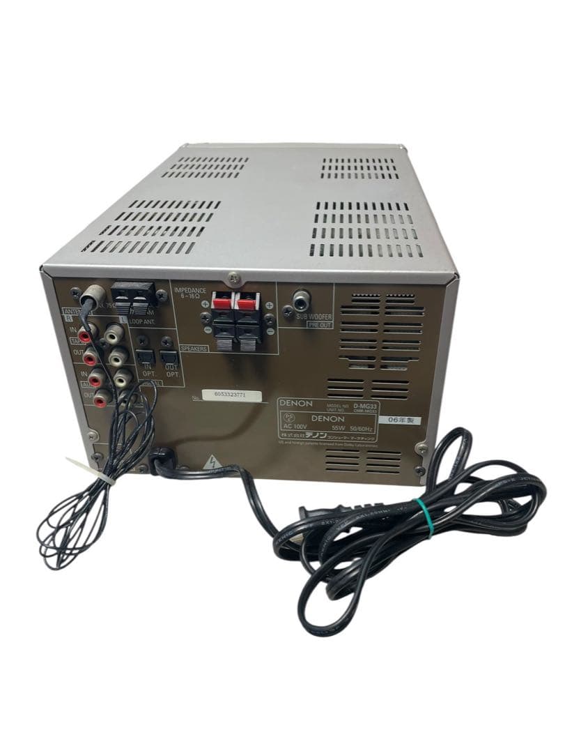DENON CD・MDコンポ D-MG33 / SC-MG33