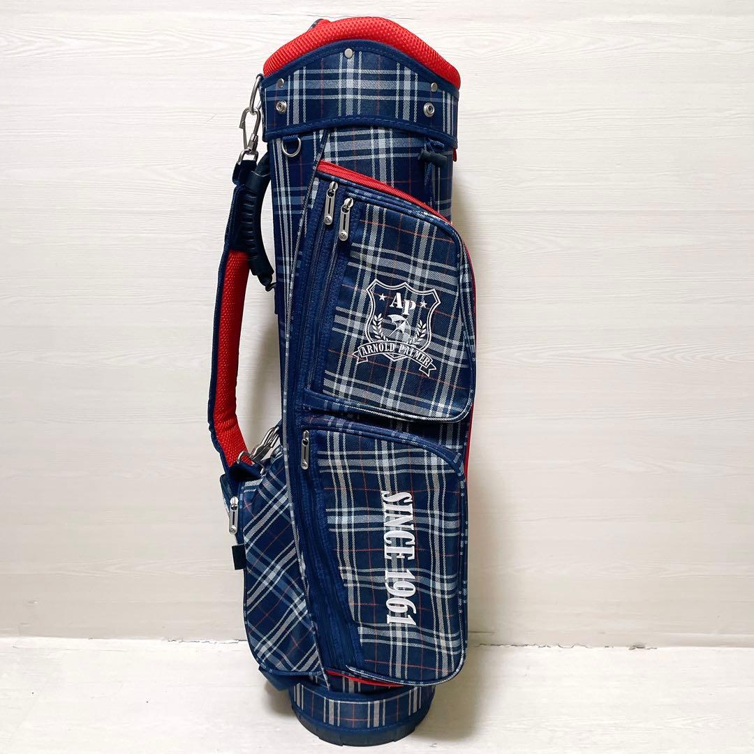 極美品 アーノルドパーマー キャディバッグ タータンチェック ユニセックス
