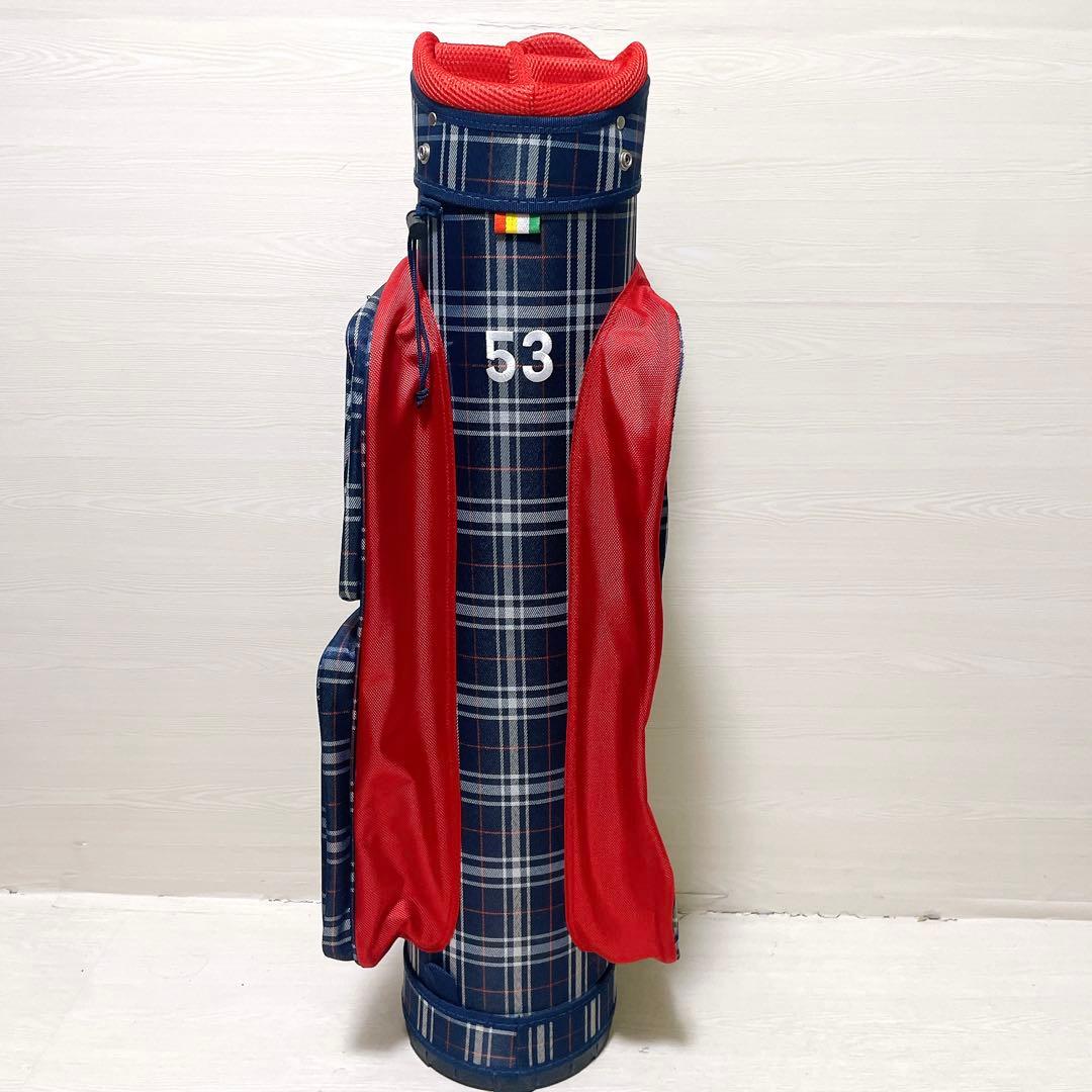 極美品 アーノルドパーマー キャディバッグ タータンチェック ユニセックス