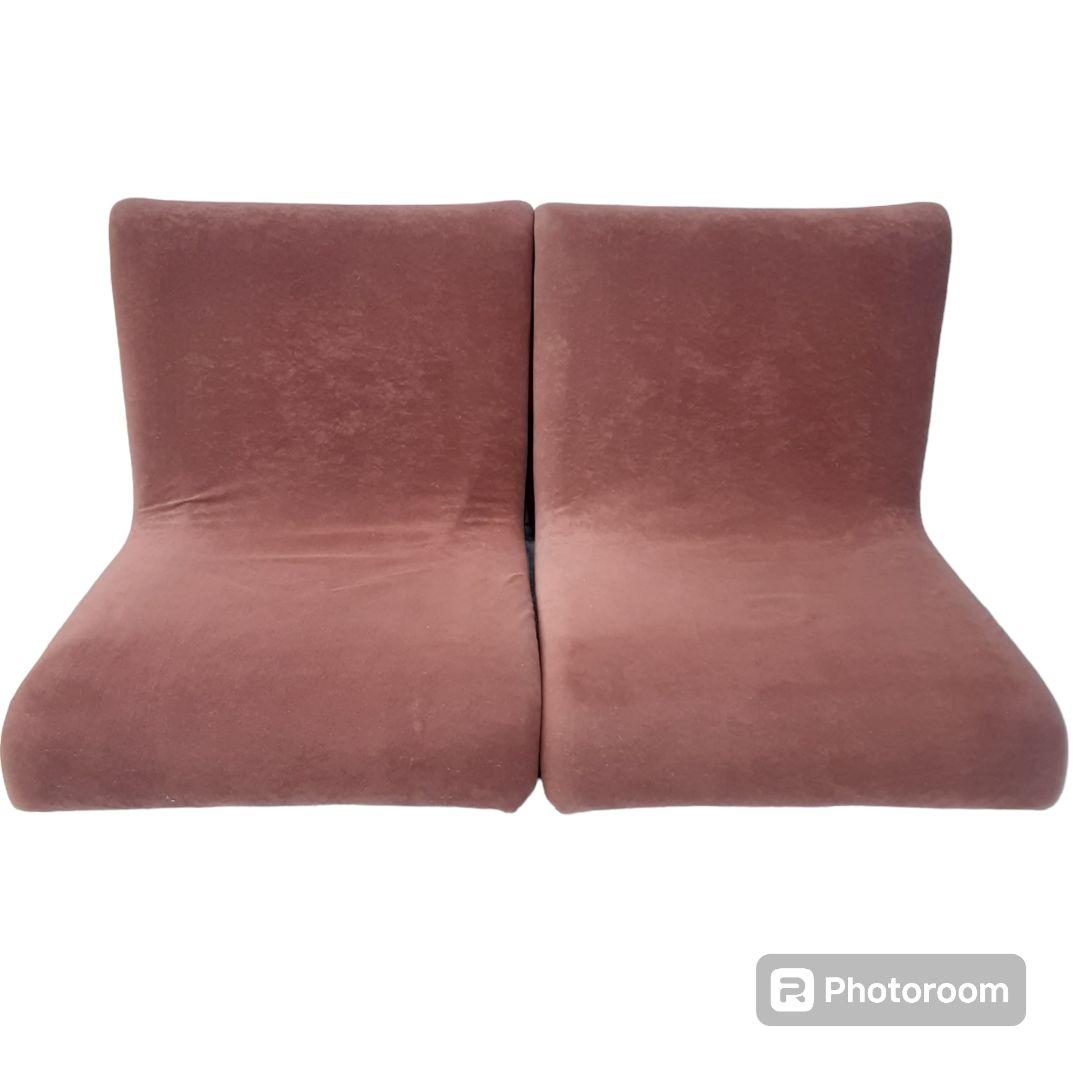 ローソファー ペア スペースエイジ ヴィンテージ アンティーク レトロ