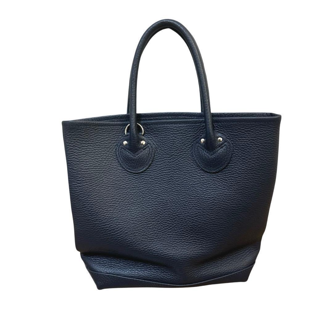 【希少！】ヤングアンドオルセン　レザー　伊勢丹限定　シルバーロゴ　ネイビー