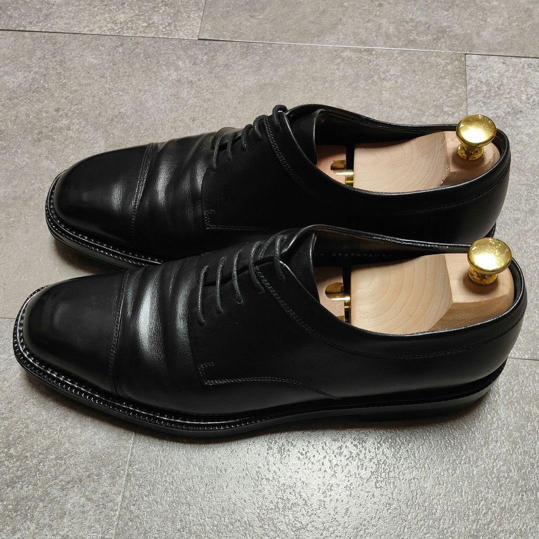 【Salvatore Ferragamo】ストレートチップレザーシューズ 伊国製