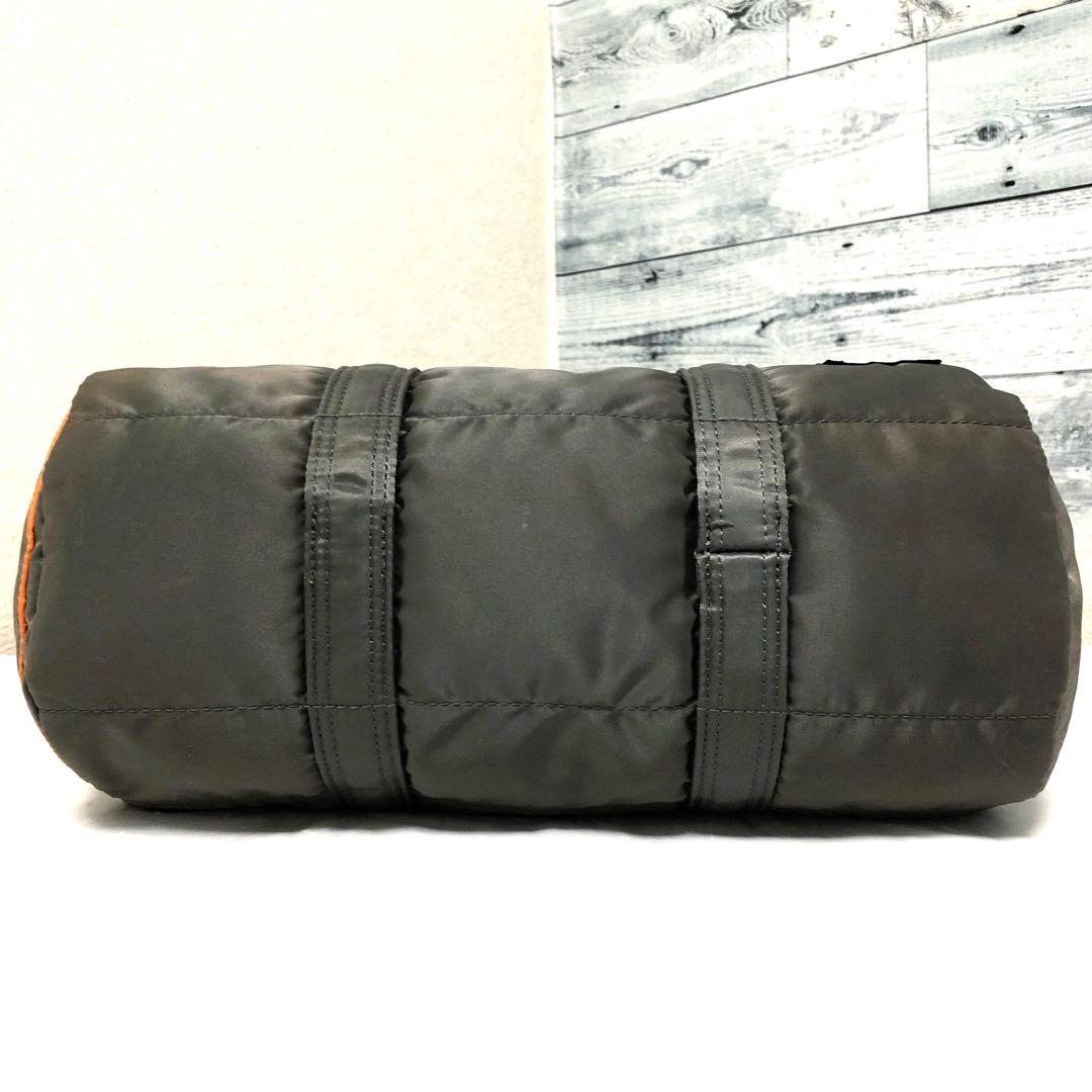 人気✨美品 ポーター タンカー ダッフル ドラム ミニボストンバッグS グレー