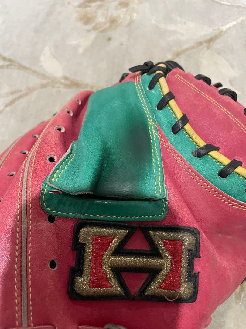 軟式用キャッチャーミット　ハイゴールド