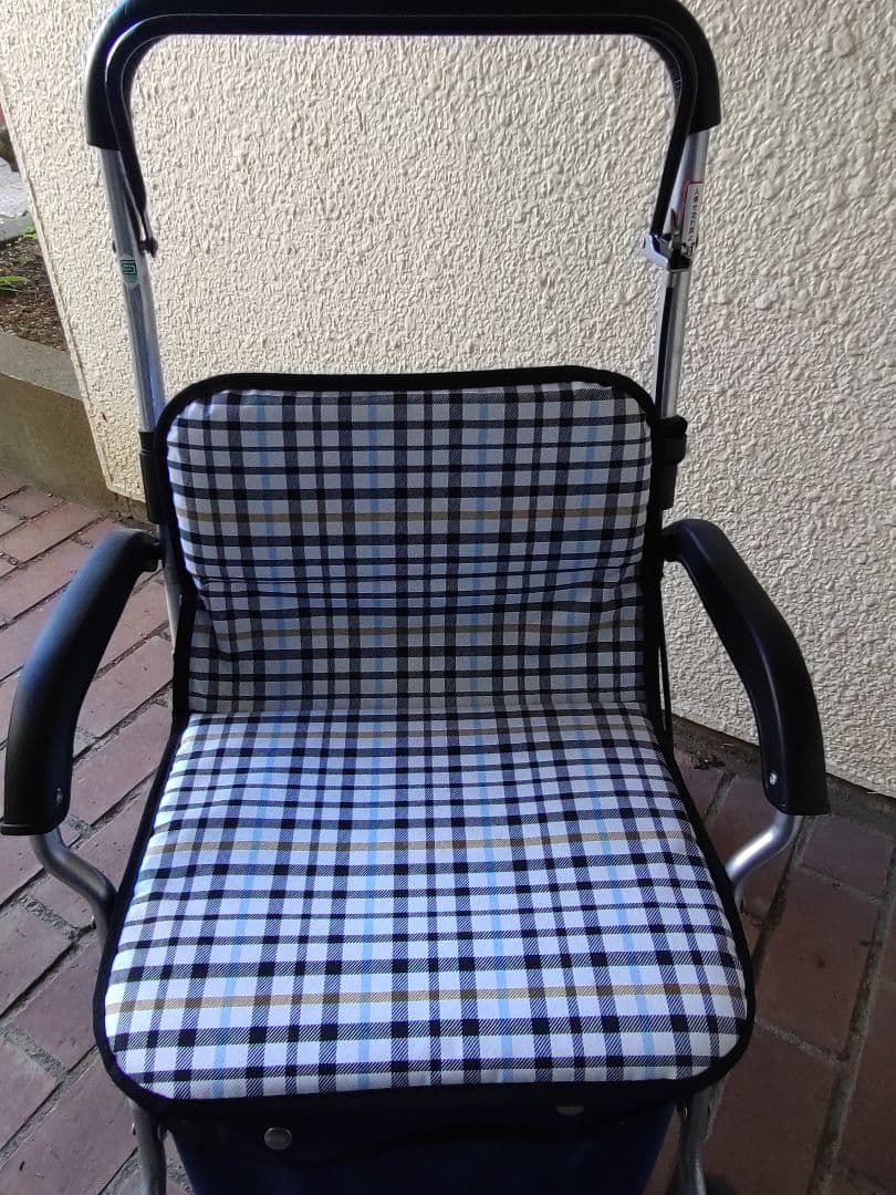 幸和製作所TacaoF　折りたたみ式シルバーカー ネイビー チェック柄