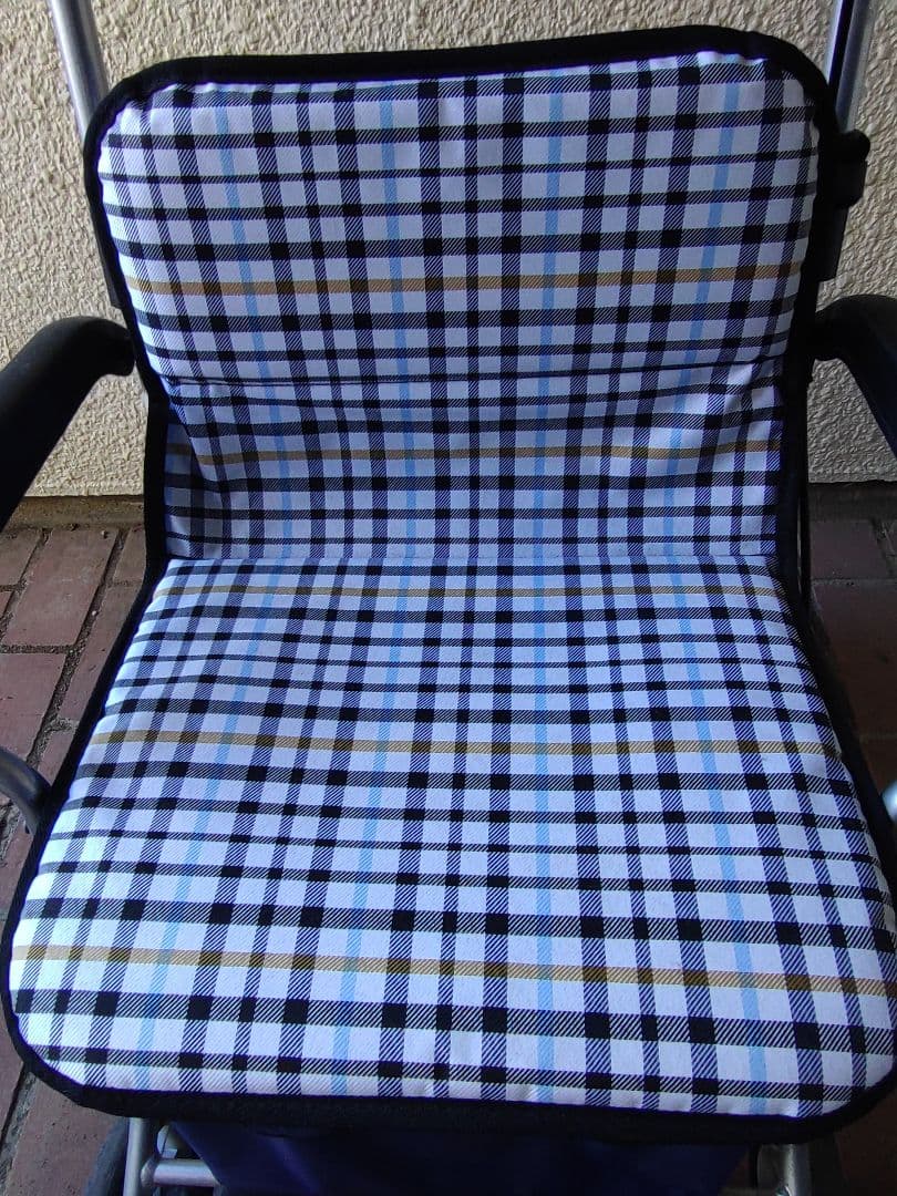 幸和製作所TacaoF　折りたたみ式シルバーカー ネイビー チェック柄
