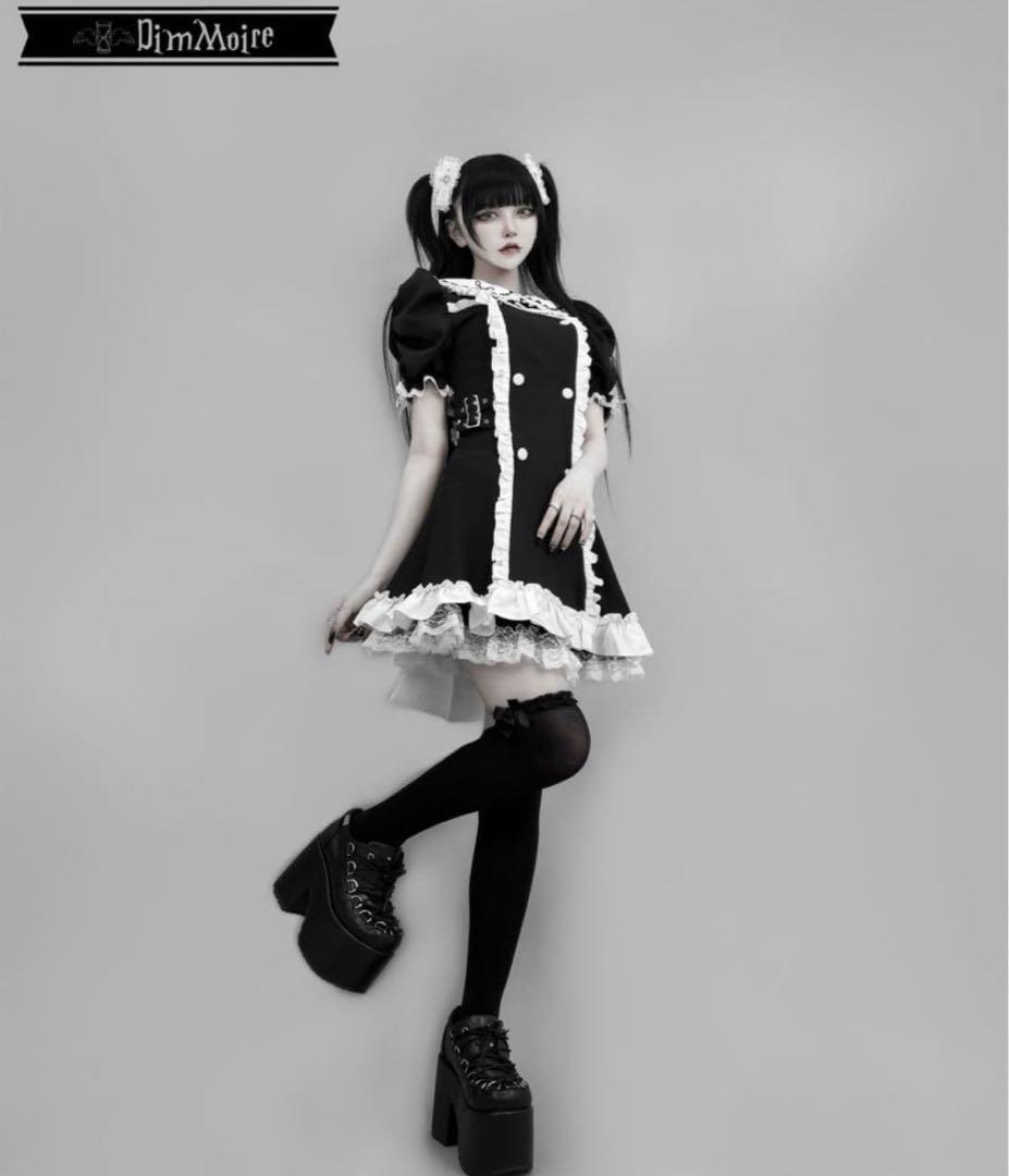 DimMoire ディムモアール 冥界少女のセーラーSETUP 黒 白
