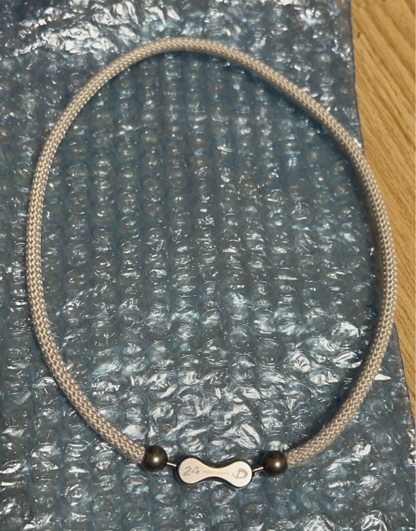 ファイテン　ネックレス　ルマン　24 ホワイト　白　激レア