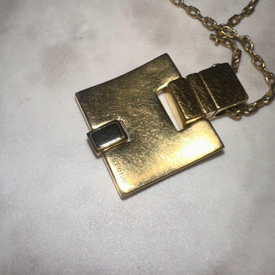 HERMES ネックレス ゴールド